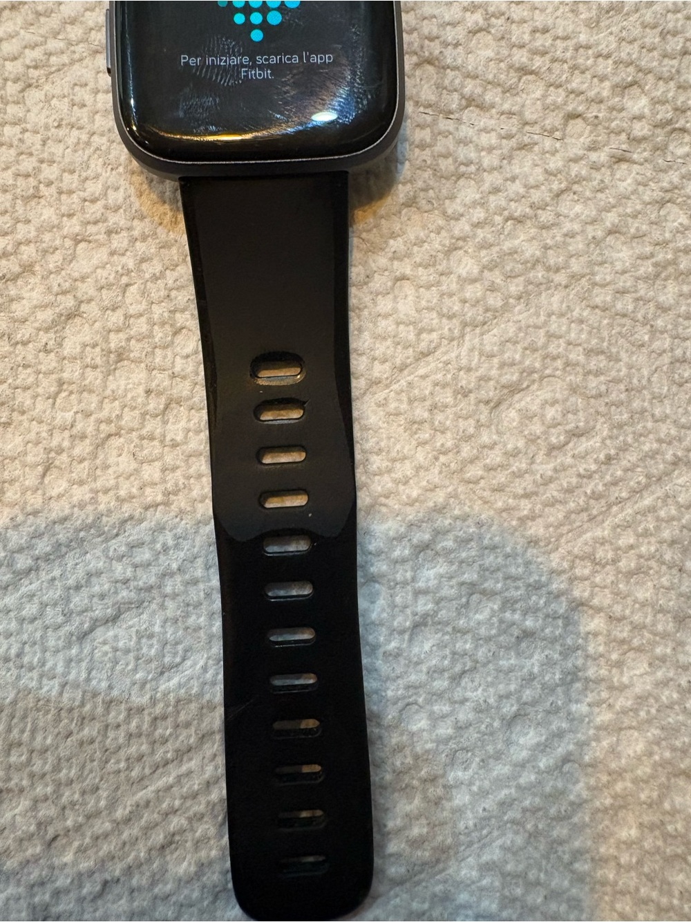Fitbit Versa 2 FB507 Fitness Smartwatch Gray Black Band Fully Working - Picture 5 of 5